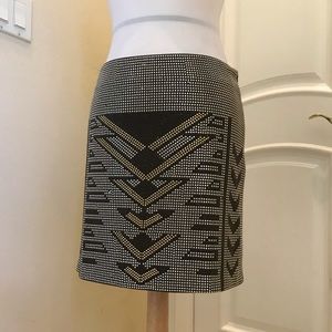 NWOT Dina Be studded  stretch mini skirt